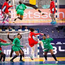 1对耐用PE手球网，适用于室内外训练和比赛，高密度编织，耐磨，网面弹性好，适用于手球训练和比赛，附赠收纳袋 - 白色 - 查看 3