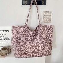 New Autumn/Winter Leopard Print Large Capacity Shoulder Bag, Suitable For Daily Use, Commuting, School And Casual Occasions - Multicolor - View 11