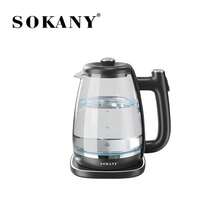 SOKANY 09034 1.8L Electric Kettle, 1800W Fast Boiling, 360° Rotatable Base, Auto Shut-Off, Simple Operation, Metal Rim, Ergonomic Handle, Easy Cleaning, Suitable For Tea And Coffee - UK Plug(220-240V) - View 11