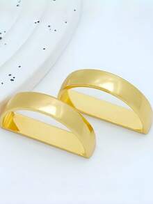 6 Stück/12 Stück Weihnachts-Goldene Servietten-Ringe, Servietten-Ringe, westlicher Stil Tischdekoration, Servietten-Ringe, einfache Servietten-Ringe, Hotel Tischset, Goldene Tischbesteck Servietten-Knöpfe, Hochzeit Tisch Servietten-Ringe, geeignet für verschiedene Anlässe wie romantische Treffen, gehobene westliche Restaurants Metall Servietten-Knöpfe