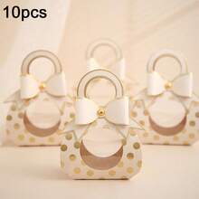 10pcs Candy Gift Box, Creative Pacifier Candy Box, Transparent Window Candy Packaging Bag, Souvenirs, Wedding, Festival, Celebration, Chocolate Shop, Candy Store Packaging Box - Multicolor - View 14