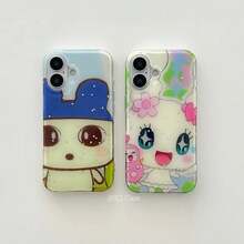 17 Pro,Phone Cases,16,17,15,16 Plus Phone,Ins Korean Cartoon TamagotchiS Phone S25 S24 S23 S22 S21 FE Ultra Plus 4G 5G Texture Back Cover.Accessories. - YSK-325YS251013101 - Xem 8