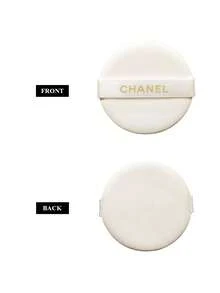 CHANEL Cushion Foundation. Jelly-Like Cushion Foundation. Liquid Foundation Puff. Refill Puff. - White - View 4
