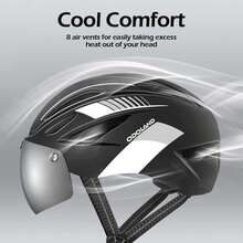 Adult Bicycle Helmet with Removable Magnetic Visor Adjustable Sphere for Mountain Biking Lightweight Certified MTB Ebike Suitable for Both Genders - Mate Negro - Ver 5