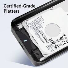 KODAK HDD 1TB Portable Hard Drive 5Gbps USB3.0 High Speed ExFAT File System, Compatible With PS5, Laptops, Desktops - Silver - View 9