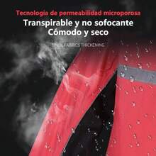 Trae de impermeable para mueres motociclistmpermeab para Moto Refleante con Capuca Cubasquero  Reflectante Motociclista Impermeable para a Motociclista - Transmisión2XL - Ver 4