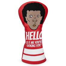 1 pieza Funda personalizada y creativa para cabeza de palo de golf, protector universal bordado de PU para eje de golf - Rojo - Ver 7