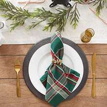 DII - Mantel Festivo metálico Brillante, Camino de Mesa, 35 x 183 cm, Estampado de Copos de Nieve metálicos(Table Runner, 14x72" Copos de nieve Jacquard) - Multicolor - Ver 7