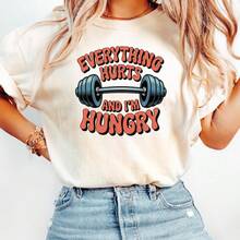 Pure Cotton Gym Mode On T-Shirt, Funny Fitness T-Shirt, Motivational Workout T-Shirt, Fitness T-Shirt, Workout Clothes, Gym T-Shirt, Gift For The Gym - 白色007 - 查看 2