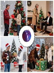 1 Pc 3D Printed Mucus Ball Stress-Relieving Toys, Daydreaming Toys, Round Deformable Balls, Used To Relieve Stress And Anxiety, Suitable As Sensory Stimulation Decorations For Offices, Leisure Items For Use In Offices And During Travels, And Also An Ideal Creative Gift - Multicolor - View 5