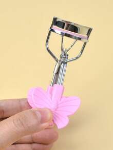 1/2pcs High-Quality Butterfly Handle Eyelash Curler, Anti-Slip Design, Suitable For Women Makeup Tools, Precisely Fits Eye Shape To Create Sunflower Lashes - Multicolor - View 9
