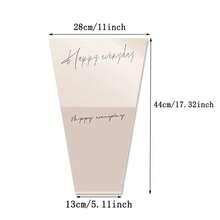 Floral Bouquet Packaging Gift Bag, Plastic Coated Kraft Paper Floral Packaging Material, Suitable For Valentine's Day, Mother's Day And Various Dreamy Festivals, Flower Wrapping Paper - Multicolor - View 2