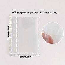 Bìa sổ tay trong suốt hình dâu tây M5 dễ thương, thích hợp đựng sổ tay dán sticker, album ảnh, album thiệp hình dâu tây, sổ tay DIY có thể thay thế ruột, chống thấm nước và tái sử dụng. - Nhiều màu - Xem 8