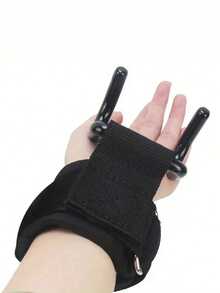 一对可调节举重钩，男女通用，适用于举重、引体向上、硬拉、力量训练和健身运动。