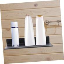 Estante de Aluminio para Baño Sin Taladro Repisa Flotante para Cuarto de Lavado Organizador Colgante Resistente y Antióxido Soporte para Toallas y Artículos Pequeños - 1 - Ver 8