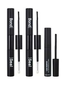 Bond And Seal 2合1簇裝假睫毛膠水與密封劑套組 10ml，含睫毛刷、鑷子、簇裝睫毛黏合與密封工具、睫毛接種工具 - 黑色 - 查看 14