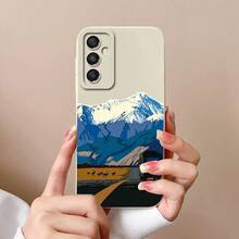 1pc For Samsung Galaxy A16 5G Case Cute Smiling Face Pattern Liquid Silicone Shockproof Phone Cover For Samsung A 16 5G Fundas ShellSuitable For IPhone 17 Air - 黑色 - 查看 7
