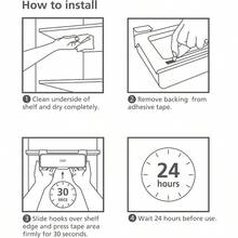 CupboardStore Under Shelf Drawer Kitchen Cupboard Storage Organiser Space Saving - GRAY - View 9