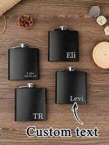 Spersonalizowana skórzana piersiówka, prezent dla drużby, najlepszy prezent dla mężczyzny, skórzana piersiówka, spersonalizowana grawerowana piersiówka dla drużby, piersiówka ślubna, grawerowany prezent dla taty, prezent dla pana młodego, prezent dla chłopaka, prezent dla męża, wyjątkowy prezent na zaręczyny dla drużby na ślub i wieczór kawalerski, prezent na Dzień Ojca, wielofunkcyjny, dekoracyjny, wielokrotnego użytku, elegancki, modny, wysokiej jakości, kolorowy, nowoczesny, spersonalizowany, niepowtarzalny, spersonalizowana piersiówka, ciepła atmosfera - Wielokolorowe - Zobacz 7