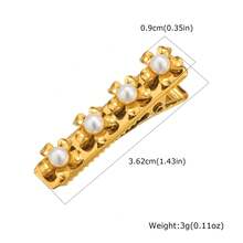 Pinza de Pelo de Acero Inoxidable Accesorios para el Cabello - HC-003G - Ver 8