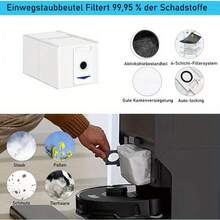 Replacement Parts For ECOVAC S T30 Pro, T30 Pro Omni, T30 Max, Yeedi M12 Pro+, DDX14: Main Side Brush, HEPA Filter, Mop Cloth, Dust Bag