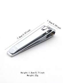 1个211不锈钢银色大号指甲钳 - 銀色 - 查看 6