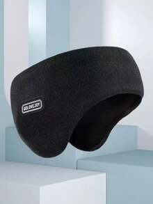 2个装男士冬季耳罩，双层保暖耳罩带头带衬里，男女皆宜，适合跑步、骑行等运动。