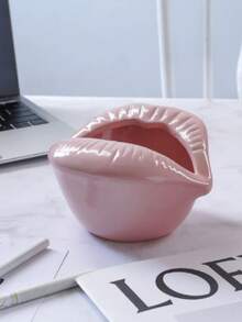 1pc Cute Cartoon Lip Resin Ashtray, Creative Personalized Household Living Room Fashionable Multi-Functional Ashtray Decoration, Room Decor, Home Decor, Valentine's Day Gifts, Back-To-School Gifts, Eid Decor, Eid Gift - Multicolor - View 8