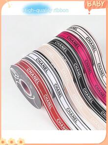 2.5cm Wide Double-Sided Satin Polyester Ribbon, High Density Woven Smooth Soft Non-Pilling, Suitable For Flower Bouquet Packaging, Wreath Tying, Floral Design, Gift Box Bow Making, Cake Edging, DIY Crafts, Applicable For Wedding, Valentine's Day, Birthday, Christmas, New Year And Other Occasions