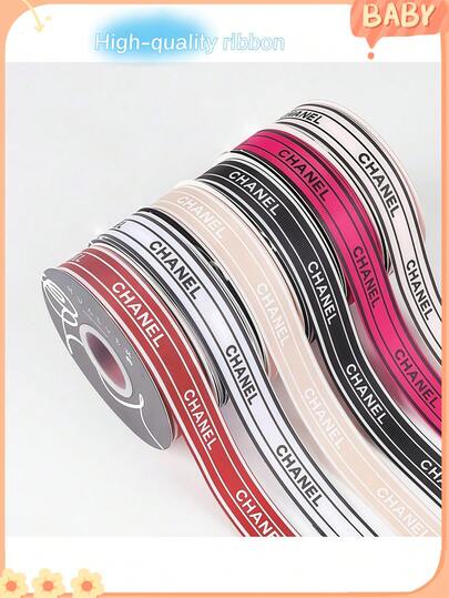 2.5cm Wide Double-Sided Satin Polyester Ribbon, High Density Woven Smooth Soft Non-Pilling, Suitable For Flower Bouquet Packaging, Wreath Tying, Floral Design, Gift Box Bow Making, Cake Edging, DIY Crafts, Applicable For Wedding, Valentine's Day, Birthday, Christmas, New Year And Other Occasions