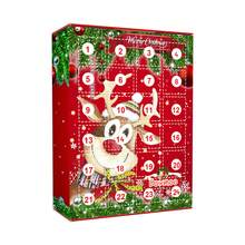 ¡Abrimos Uno por Día! Calendario de Adviento Navideño con 24 Llaveros de Resina de Reno - Sorpresa Diaria, Decoración Festiva, Coleccionable, Regalo para Navidad, Aleatorio - Rojo - Ver 12