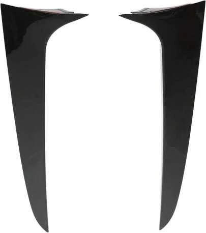 Aramox Alerones Laterales para Ventana Trasera, Compatible con X3 F25 2011-2017, Negro Brillante, Par Izquierdo y Derecho