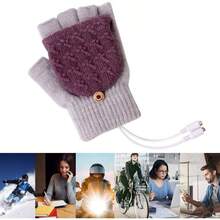 - Guantes trmicos unisex con, guantes de invierno para computadora porttil, guantes de invierno para mujeres, hombres, nias y nios - Gris claro y morado. - Ver 9