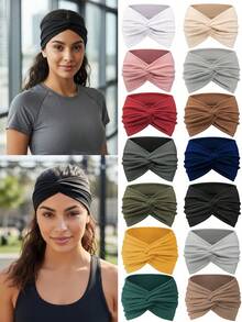 1pc Floral Retro Print Sports Yoga Headband For Women, Moisture-Wicking Stretchy Casual Bohemian Rhombus Design Headwrap, Suitable For All Seasons, Hairband Fall Winter Hair Band Hair Accessories For Women For Vacation Outfits Woman Elegant Scarf Women Bandana Soft Headwrap