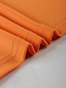 FQLWL 女士休闲街头风运动套装，印花拉链连帽衫和长裤套装，长袖两件套 - 橘色 - 查看 3