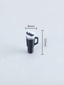 6个/3个迷你逼真吸管杯，适用于娃娃屋，1:12比例迷你瓶，带可打开的盖子，逼真的DIY迷你食物道具，可爱又美观的娃娃屋厨房场景配件，手工工艺品，收藏品，创意摄影装饰，DIY 3D模型，食物场景，ASMR背景和桌面装饰 - 彩色 - 查看 5