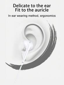 有线入耳式耳机，配备 Type-C 接口，高品质低音，防噪音，兼容小米、vivo 及其他 Type-C 设备