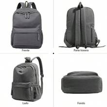 YQQ Mochilas Mujer ANGYBEFUN Mochilas Antirrobo Pana Ligera Ajustable Mochila de Viaje Gran Capacidad con Múltiples Bolsillos Deportivos Casual para Escolar Trabajo Colegio2179 - Amarillo - Ver 6