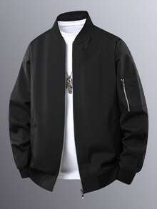 AHTELB Chaqueta ligera casual nueva para hombres, chaqueta de béisbol versátil y de moda para hombres, chaqueta deportiva, regalo para amigos, esposos, novios y padres. Un regalo de Navidad.