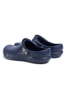 Crocs Giày lười Unisex thấm hút mồ hôi thoáng khí chống nắng chống gió giữ ấm đa năng logo trơn dễ giặt nhanh khô thể thao ngoài trời chạy bộ hàng ngày đi học nam nữ 10075-410 - Hải quân - Xem 2