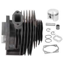 Cylinder Piston Kit for 52CC 44F‑5 Engine Carbon Brush Cutting Machine Parts Set 44mm - Negro - Ver 1