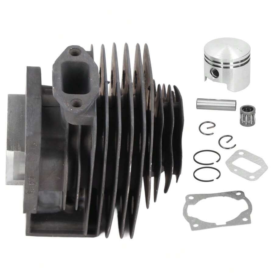 Cylinder Piston Kit for 52CC 44F‑5 Engine Carbon Brush Cutting Machine Parts Set 44mm - Negro - Ver 1