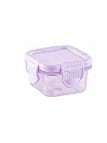 1/2/6pcs Mini Food Storage Containers, Mini Transparent Containers With Lids, Sealed Food Storage Boxes, Rectangular Plastic Sealed Storage Boxes, Small Food Containers Plastic Sealed Boxes, Multi-Functional Seasoning Boxes, School Supplies, Student Essentials - Multicolor - View 14