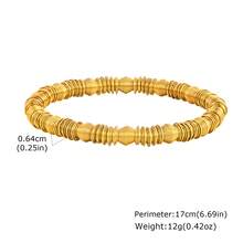 Pulsera de Brazo Retráctil de Acero Inoxidable Unisex - Estilo dos - Ver 5