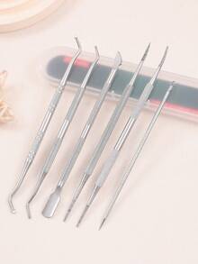 Manicure Set, Manicure Tool Set, Professional Nail Clippers, Pedicure Set, Personal Care Tools, Graduation Gifts For Men & Women, Deluxe Leather Case, Home Travel