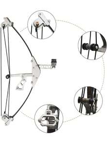 1 Set Outdoor Hunting Archery Equipment Mini Compound Bow Kit, Suitable For Archery Enthusiasts As Mini Practice Assistant, Shooting Training With Small Arrows, Portable Mini Compound Bow, Outdoor Leisure Competitive Shooting Toy