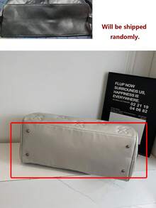 时尚压花PU皮革大容量旅行包/手提包，多口袋行李包，便捷手提健身包，干湿分离瑜伽包，多功能旅行包，轻便训练包。 - 彩色 - 查看 12