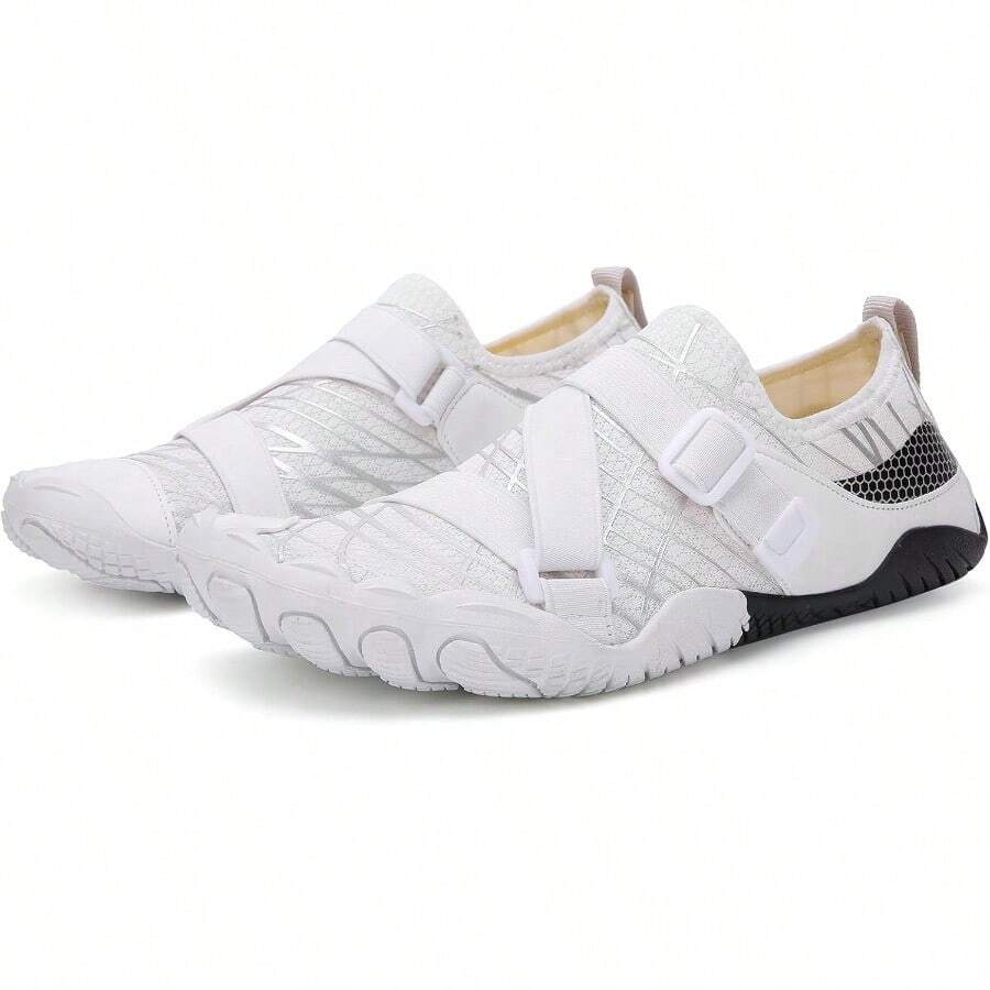 YQQ Zapatos de Agua para Hombre Mujer Calzado Deportivo de Secado Rápido Suave Antideslizante Zapato Acuatico para Surf Natación Natación Piscina Caminar Buceo Kayak Remo2179 - Blanco - Ver 1