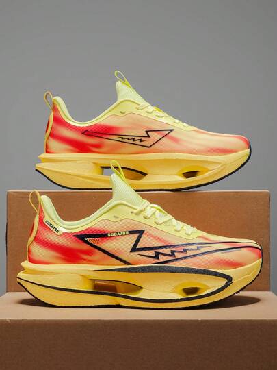 Zapatillas de running casuales para hombres, estilo minimalista de moda, diseño de cordones, cómodas y ligeras, adecuadas para deportes, exteriores, ir al trabajo, casual, entrenamiento de running, esenciales para entusiastas del fitness