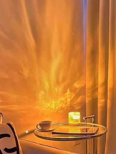 1 đèn LED chiếu hình sóng nước 16 màu, điều khiển từ xa và cảm ứng, đèn ngủ trang trí nhà cửa, thích hợp cho sân khấu, phòng khách, văn phòng, phòng ngủ, phòng chơi game, phòng ăn, quà tặng Giáng sinh, Ngày lễ tình nhân, Lễ Phục sinh, Halloween, lựa chọn hoàn hảo cho sân khấu tiệc tùng